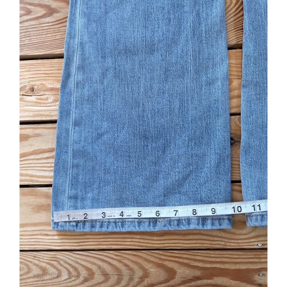 Pilcro NWT $148 Women’s High Rise Trouser Bootcut Jeans Size 26 Blue Ap - Picture 11 of 13
